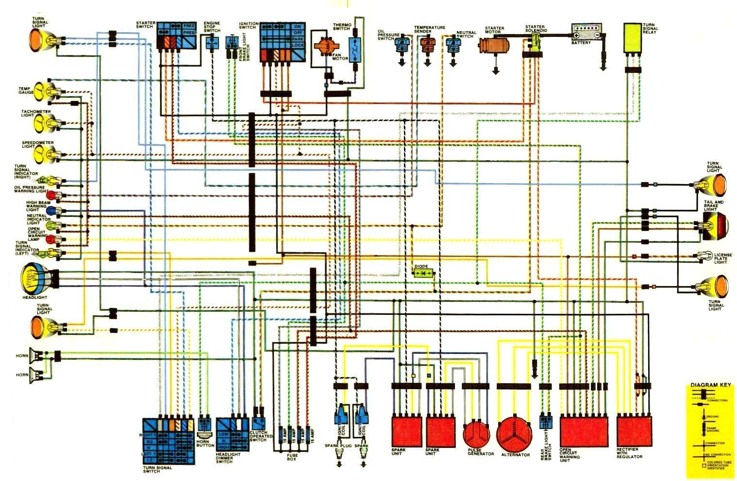 CX Wiring diagram - Honda CX and GL Wiki