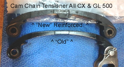 Cam chain tensioner new style vs old.jpg